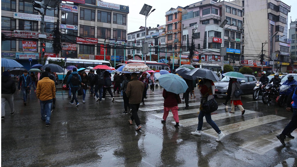 आज यी स्थानमा वर्षाको सम्भावना