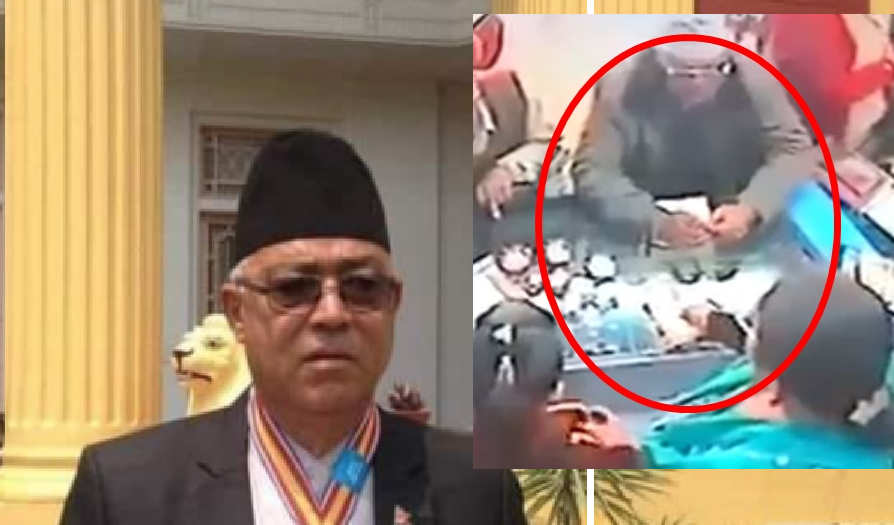 पोखरा मेयरमा एमाले उमेरदवार दीपक पौडेलले सुन चोरेको भिडियाे सार्वजनिक भएसंगै तहल्का