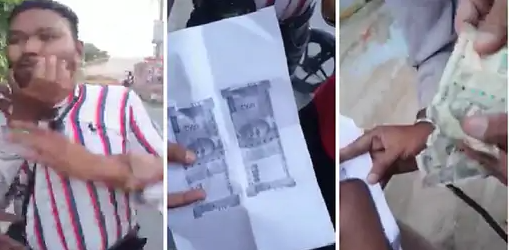घूस खाने कर्मचारीले रुपैयाको नोट चपाएपछि…(भिडियो)