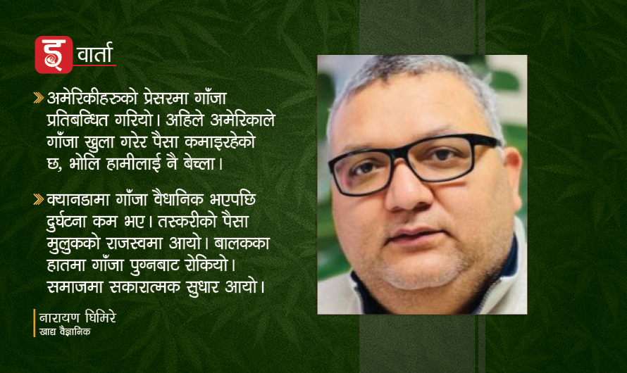 नेपालमा गाँ’जा प्रतिबन्धित गराएको अमेरिका भोलि हामीलाई नै गाँ’जा बेच्छ (भिडियोसहित)