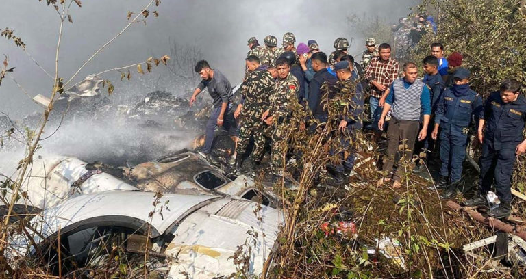 पोखरा विमान दुर्घटना : २६ जनाको शव पहिचान, उद्वारमा समस्या