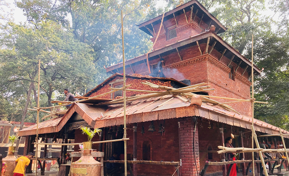 बागलुङ कालिका मन्दिरको जिर्णोद्धार गरियो