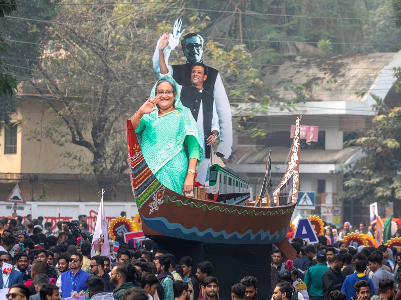 बंगलादेशका प्रधानमन्त्री हसिना चौथौ कार्यकालका लागि निर्वाचित