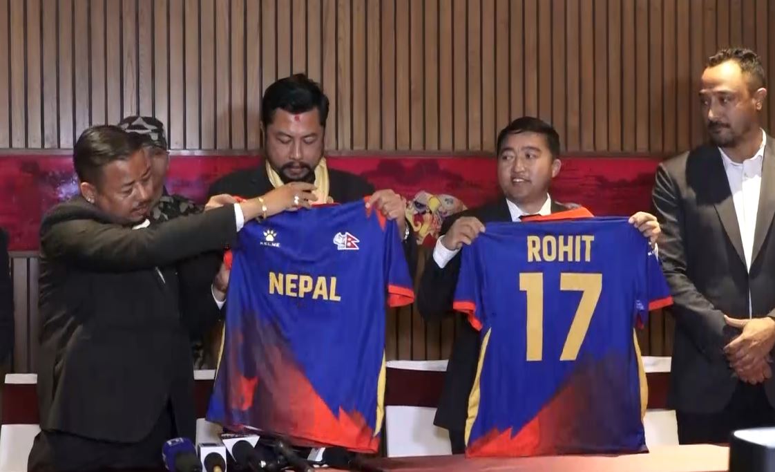 आईसीसी टी–२० विश्वकपका लागि राष्ट्रिय टोलीको नयाँ जर्सी सार्वजनिक