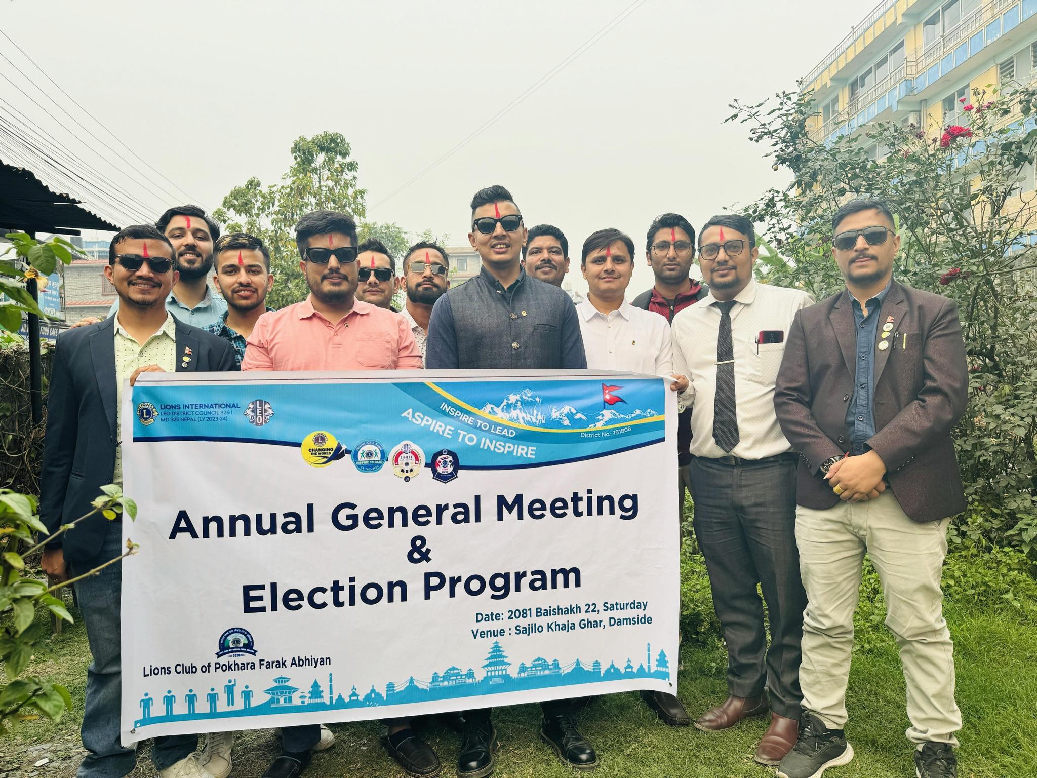 लायन्स क्लब अफ पोखरा फरक अभियानको नयाँ अध्यक्षमा आदर्श मोहन भट्टराई !