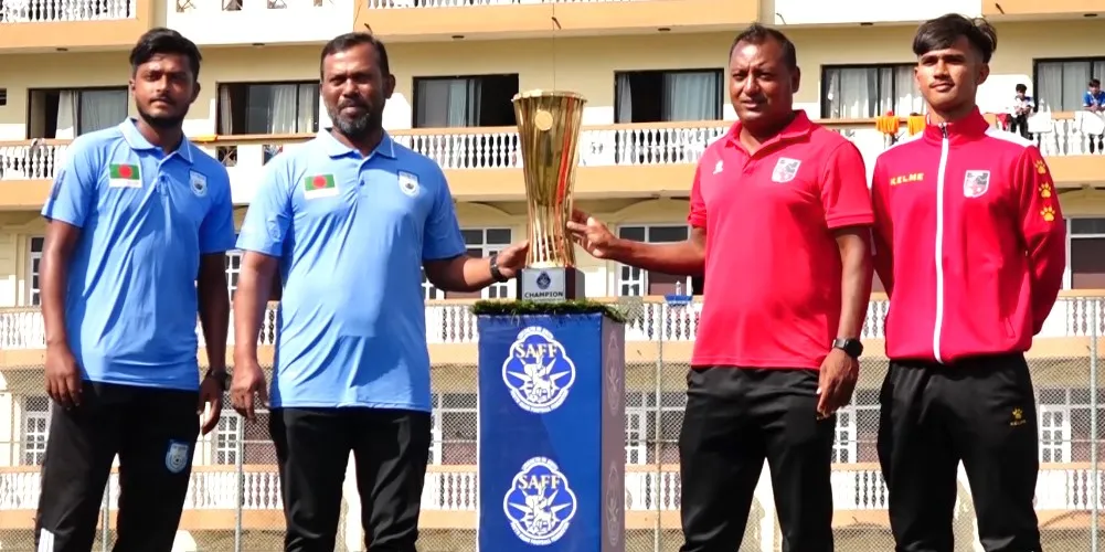 साफ यु–२० फुटबलको उपाधिका लागि नेपालले आज बंगलादेशसँग खेल्दै