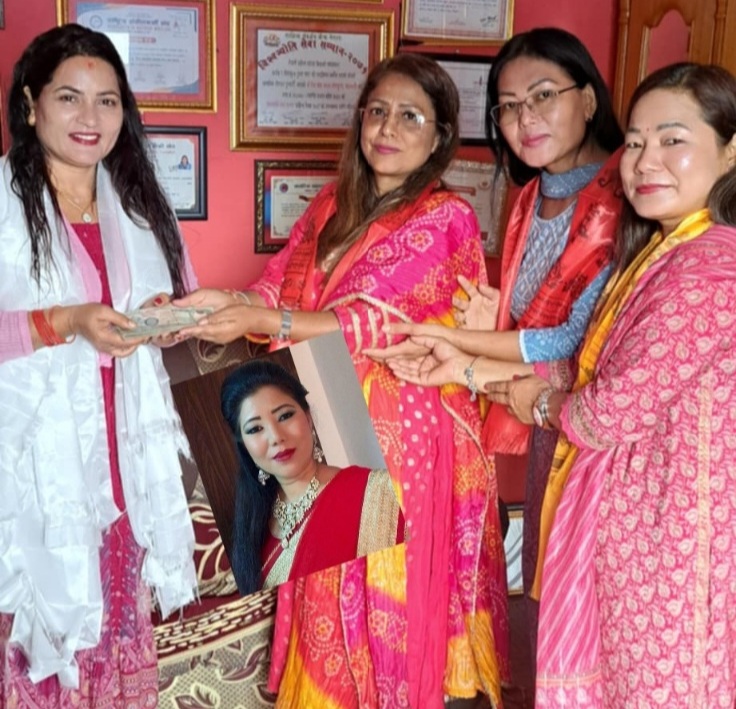 रिमा समाज सेवालाई इजरायलबाट नेहा गुरुङको सहयोग